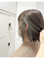 ケンジ 平塚 アネッタ(KENJE annetta) くすみカラー☆インナーカラー