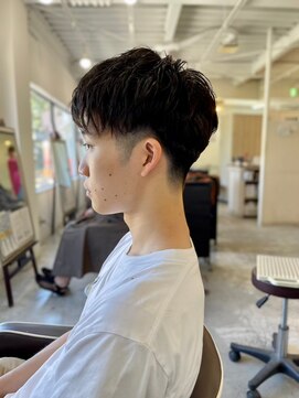 ソイクフ(SOY KUFU) MEN'S HAIR アッシュブラックベリーショート