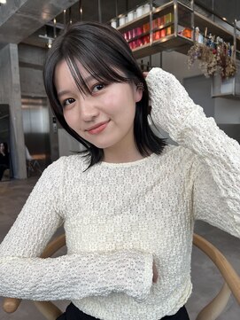 イミ(imi) 外はねボブ/透明感カラー/似合わせカラー