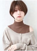大人かわいいマッシュショート