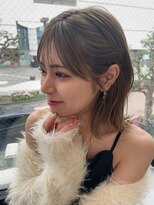 ウルー(uru)&nbsp;透明感カラー＋小顔カット