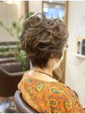 30代40代50代/大人ショート/白髪ぼかし/ハイライト