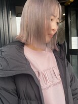 アイディー  高知(id)&nbsp;-高知 id-【白髪ぼかし】ハイトーンボブ