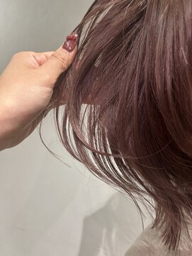 アンビエンテ(ambiente) ピンクベージュ／ボブレイヤー／暖色系カラー