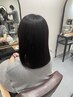 【髪質改善水素縮毛矯正】＋水素カラー＋極艶髪質改善水素TR