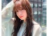【韓国風ゆるふわ】小顔カット＋シスキュアケアパーマ＋2Stepトリートメント