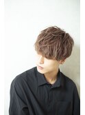 ウェーブパーマ　メンズヘア　束間　イケメン　２０代　３０代ｋ