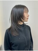 ウルフカットレイヤーカットミディアムウルフハッシュカット