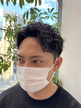 ステア ケース(stair case) アップバングパーマ