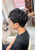 清潔感×ラフパーマスタイル