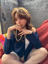 ヴィオラカラー(VIOLLA COLOR) 暗髪ロング×フェイスレイヤー/小倉