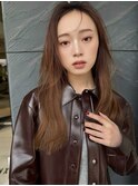 【MINX】くびれヘア＋くすみベージュハイライトカラー_銀座