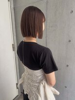 ユノ(juno)&nbsp;縮毛矯正×艶ストレートボブ