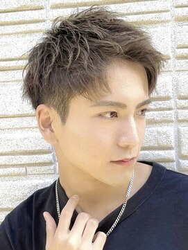 フィフス 仙台(fifth) 仙台アップバングショートツイストパーマピンパーマ刈り上げ30代