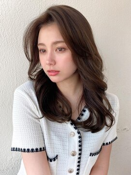 ラルユー 金山(LallYou) 暗髪でも出せるこなれ感フェイスレイヤー×ナチュラルセミロング