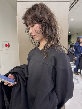 ローレン(LOREN) 黒髪/ボブルフ/ネビージュ/小顔/ワンレン/栄/髪質改善