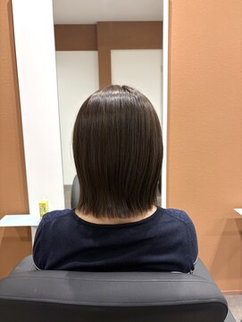 リバティ 登戸(Liberty) 外ハネミディアム×オリーブベージュ