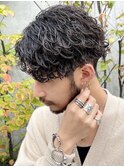 横浜西口波巻きパーマツイストスパイラルパーマセンターパート
