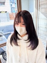 アンサ 阪急桂店(ANSA)&nbsp;インナーカラーチラ見え☆レイヤーカット