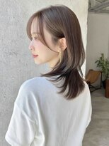 トーン 上大岡(tone.) ミディアムレイヤー”レイヤーカット*髪質改善*春感ベージュ