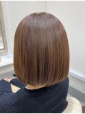 ハイライトダブルカラーイルミナカラー縮毛矯正髪質改善