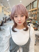 オーストヘアーフィガロ 本通り店(Aust hair Figaro) 《デザインcolor》コーラルとブラウン◎
