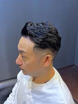 ビーダンディー(Bee dandy)&nbsp;ビジネスフォーマル ツーブロックショート 七三オールバック