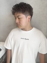 クロム(CHROM)&nbsp;スパイキーショート×アッシュグレー