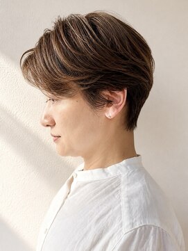 レクタ(recta) 大人30代40代ナチュラルベージュのニュアンスマッシュ