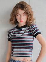 ラックスビー ユナイテッド 神戸三宮いくたロード店(LUXBE UNITED)&nbsp;ほつれウエーブセミディ【LUXBE 神戸三宮いくたロード店】