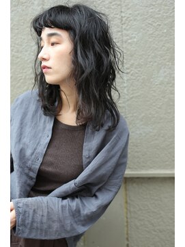 ソイ 下北沢(soi) ラフで可愛いニュアンスパーマミディアムウルフ