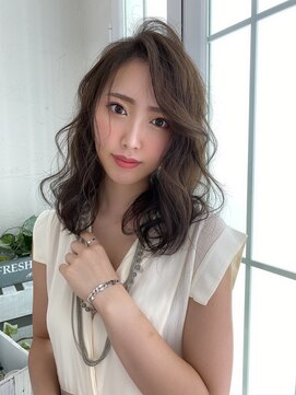 ロンド ロビン 栄(Lond robin) 【Lond robin】高瀬慎也 メルティカラー/グレージュ/くびれヘア