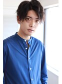 大人20代30代40代◎ MEN’S HAIRアッシュブラックマッシュパーマ