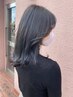 カラー(トリートメント成分配合)＋前髪・顔まわりカット　￥7500