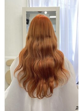ナチュラルコントロール(Natural Control) 編み込みエクステ☆オレンジヘア
