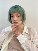 ピズム(PISM)&nbsp;オン眉バング/ミントグリーン