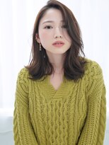 ヘアリゾート粋 ティガ 池袋店(tiga)&nbsp;【新宿三丁目店：岩本和寛】ミディアムレイヤースタイル