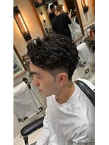 バーバーブロス 吉祥寺店(BARBER BROS)&nbsp;【LUDLOW BROS.】Kurashige Miyabi ハイライトカラー＆パーマ