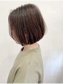 ことりベージュ×フレッシュボブショート◎20代30代40代50代60代
