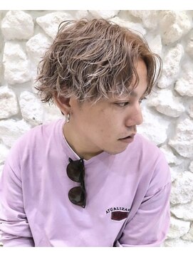 モアナ バイ ヘッドライト 沖縄東崎店(Moana by HEADLIGHT) Moana【東崎】#ミルクティーベージュ#スパイラルパーマ