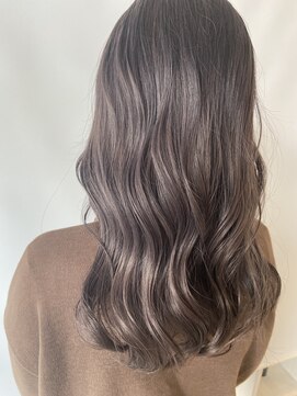 ヘアデザイン ファブロ(hair design FABRO.) ラベンダーグレージュ/外国人風カラー/透明感カラー/韓国風