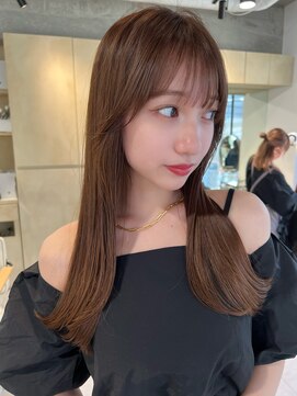 ティア(Tia.) (韓国風/くびれヘア/ロングヘア/前髪/サイドバング/小顔)