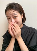 ショート/透明感カラー/30代/40代/代官山/恵比寿