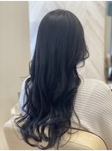 髪質改善トリートメント暗髪ロング