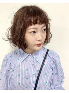 ナループロア ハチ(Nalu pu loa hachi) ボブパーマ/黒髪パーマ/切りっぱなしボブ/ショートボブ