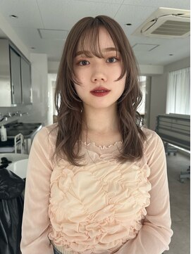 フェリア ファム 桃山台(FERIA fam) 【FERIAfam桃山台】ミルクティーグレージュ×レイヤーカット