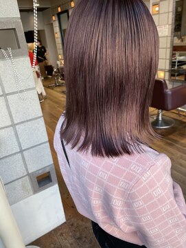 クリアー オブ ヘアー 藤が丘店(clear OF HAIR) pink × lavender