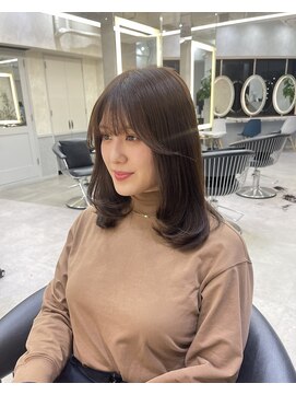 ロンドアヴァントゥス 池袋(Lond aventus) 韓国レイヤー/韓国風/ボブ/髪質改善/黒髪/ブリーチなし〔池袋〕