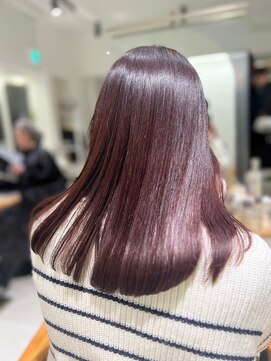 スペシウムバイアンバースデー(spacium by UNBIRTHDAY) ボルドーカラー/髪質改善カラー