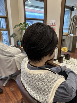 リアンズ(Lien's) 黒髪×ショート×緩めのパーマ